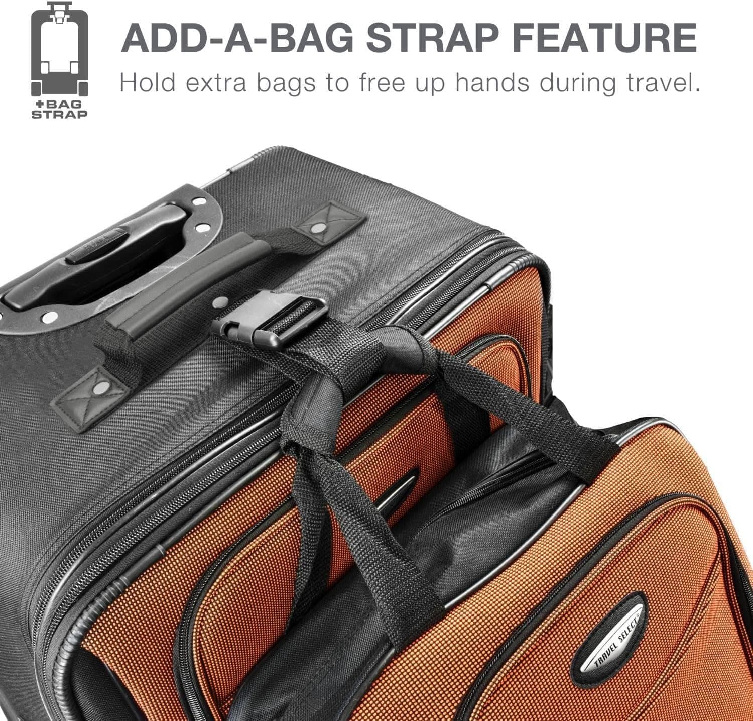 Travel Select Amsterdam 25-Inch Softside Expandable Rolling 25" Medium Gray - Thumbnail 6