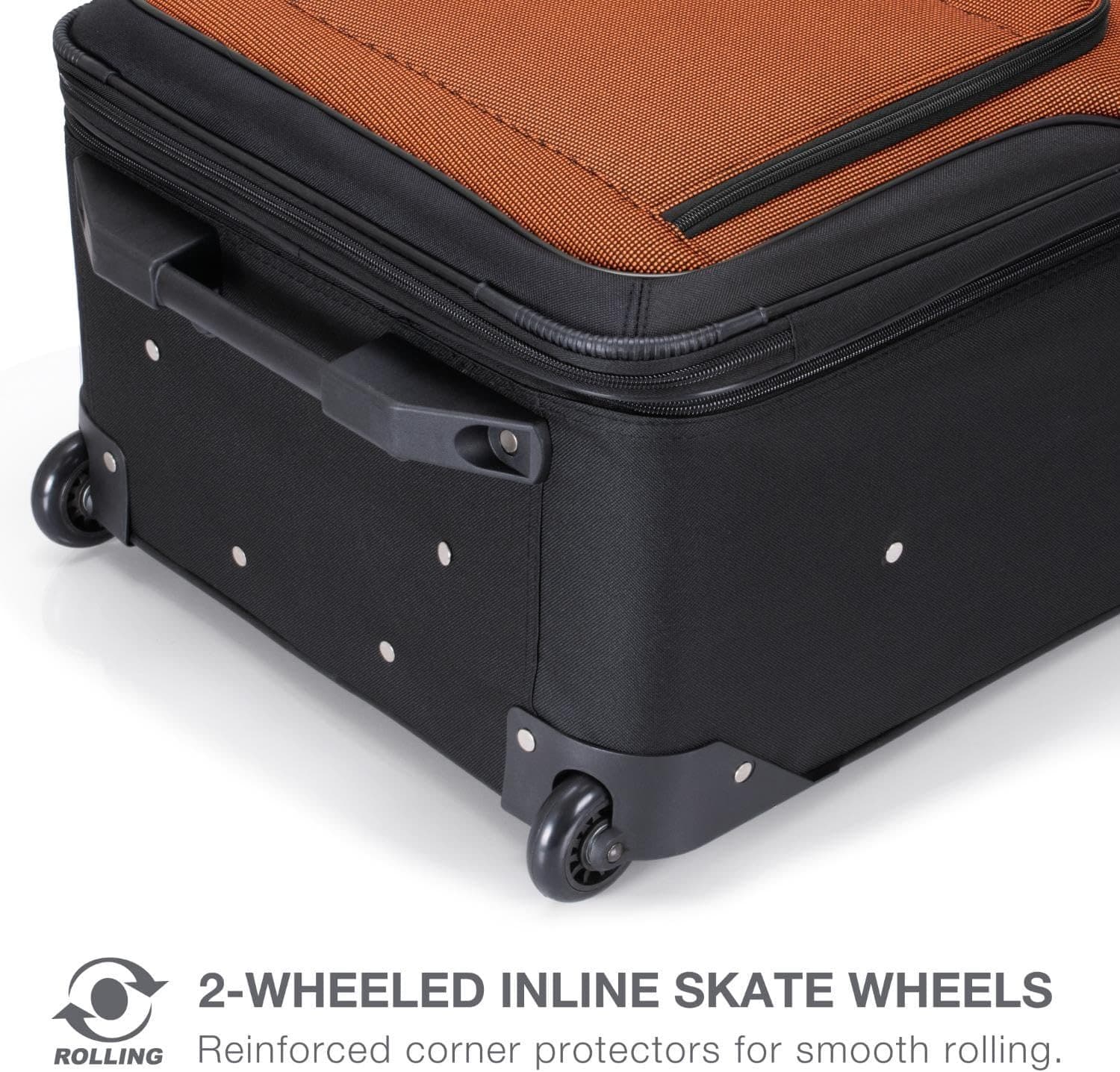 Travel Select Amsterdam 25-Inch Softside Expandable Rolling 25" Medium Gray - Thumbnail 7
