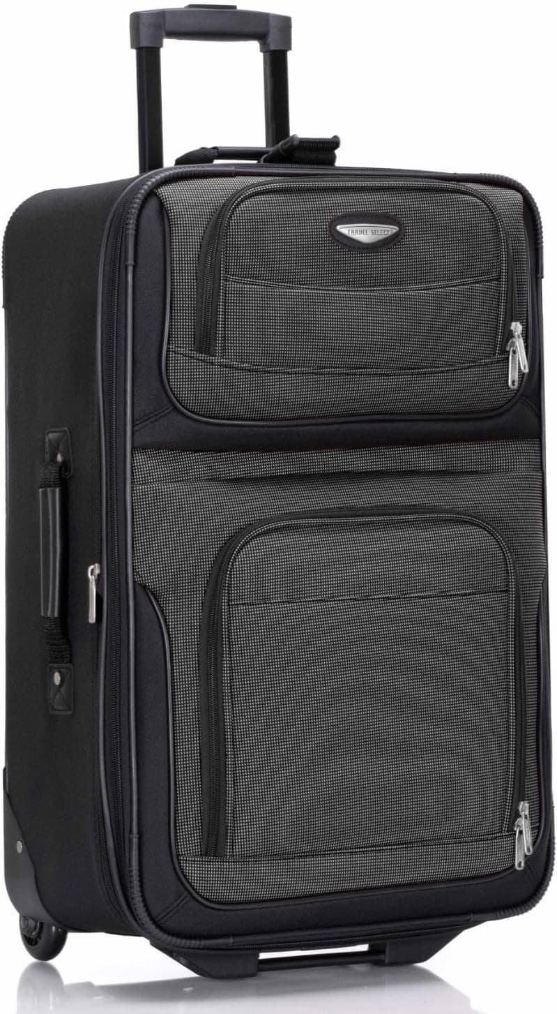 Travel Select Amsterdam 25-Inch Softside Expandable Rolling 25" Medium Gray - Thumbnail 2