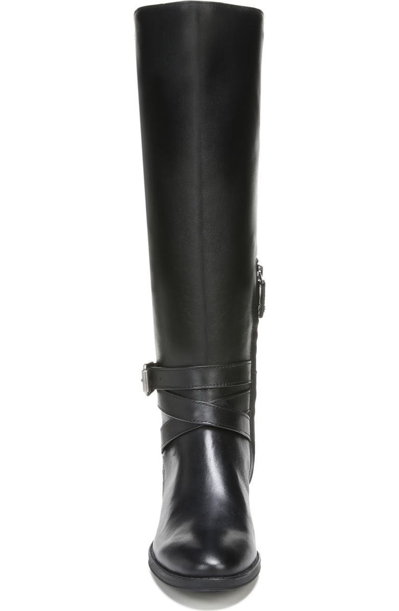 Sam Edelman Womens Pansy Leather Knee-High Boots Black 9.5 Medium - Thumbnail 6