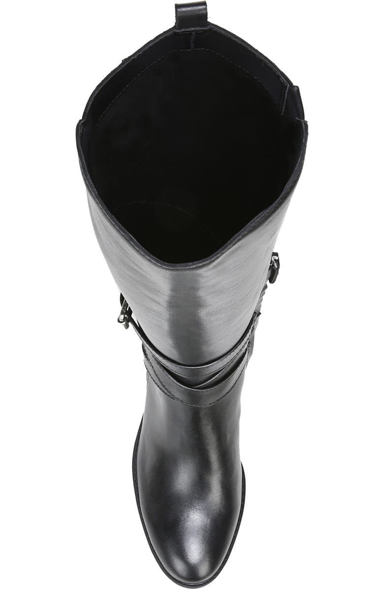 Sam Edelman Womens Pansy Leather Knee-High Boots Black 9.5 Medium - Thumbnail 7