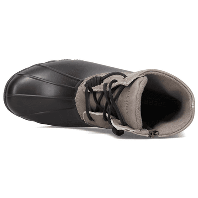 Sperry Womens Saltwater Sts81732 Gray & Black Waterproof Duck Boots Size 9.5 - Thumbnail 8