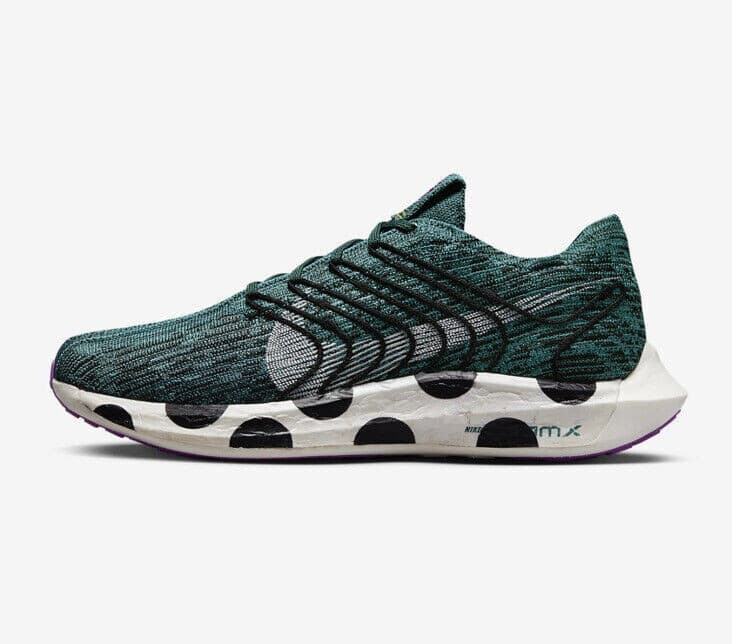 Men Nike Pegasus Turbo Road Running Shoes Mineral Teal/Silver/Black Size 8.5 M - Thumbnail 3
