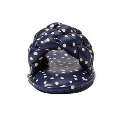 Aerosoles Jerome Slide Sandal In Navy/ Eggshell Polka Dot 11 B M - Thumbnail 6