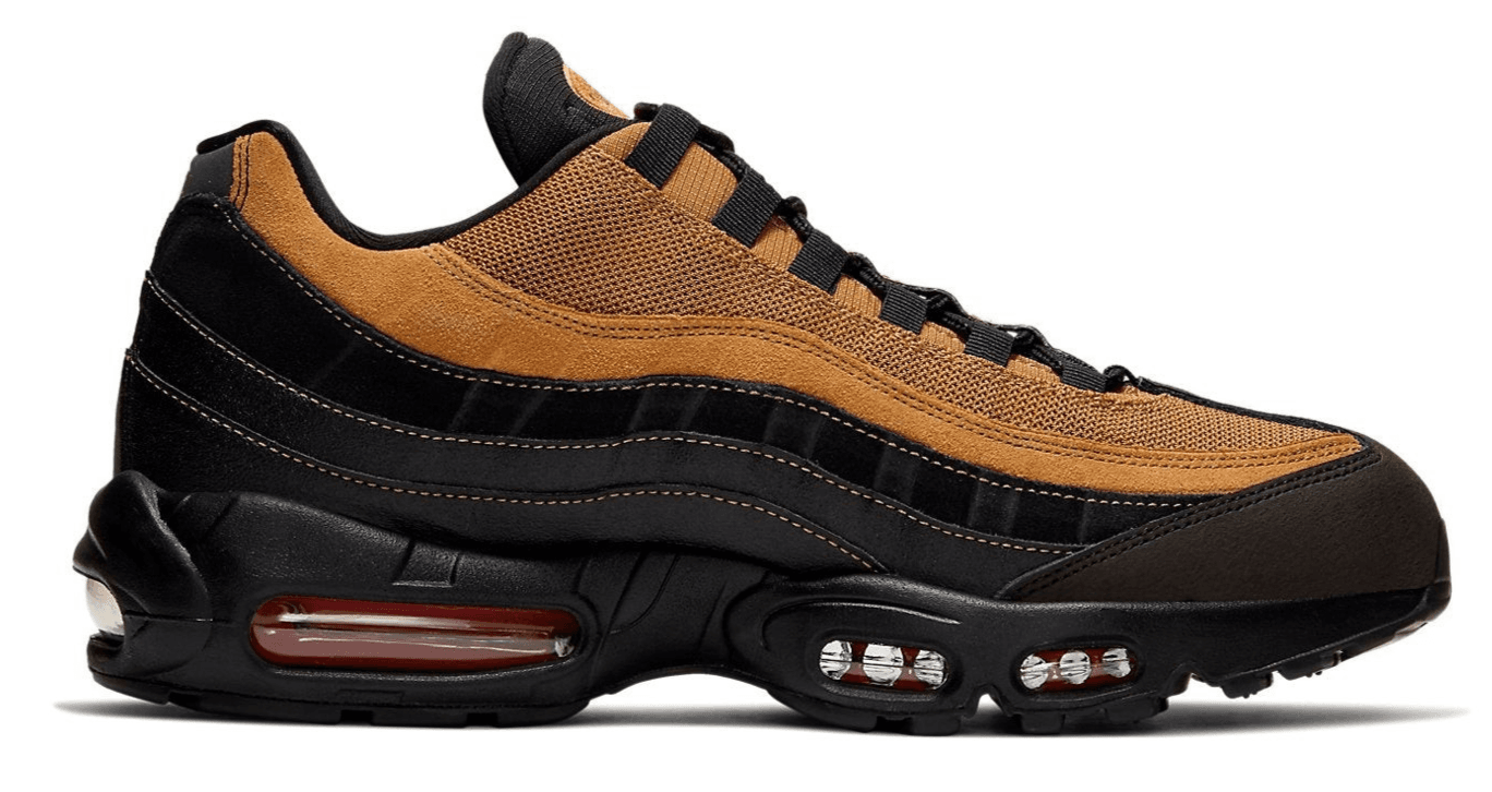 Nike Air Max 95 Essential Black-Cosmic Clay-Wheat Mens Sz 10.5 M AT9865-014 - Thumbnail 2