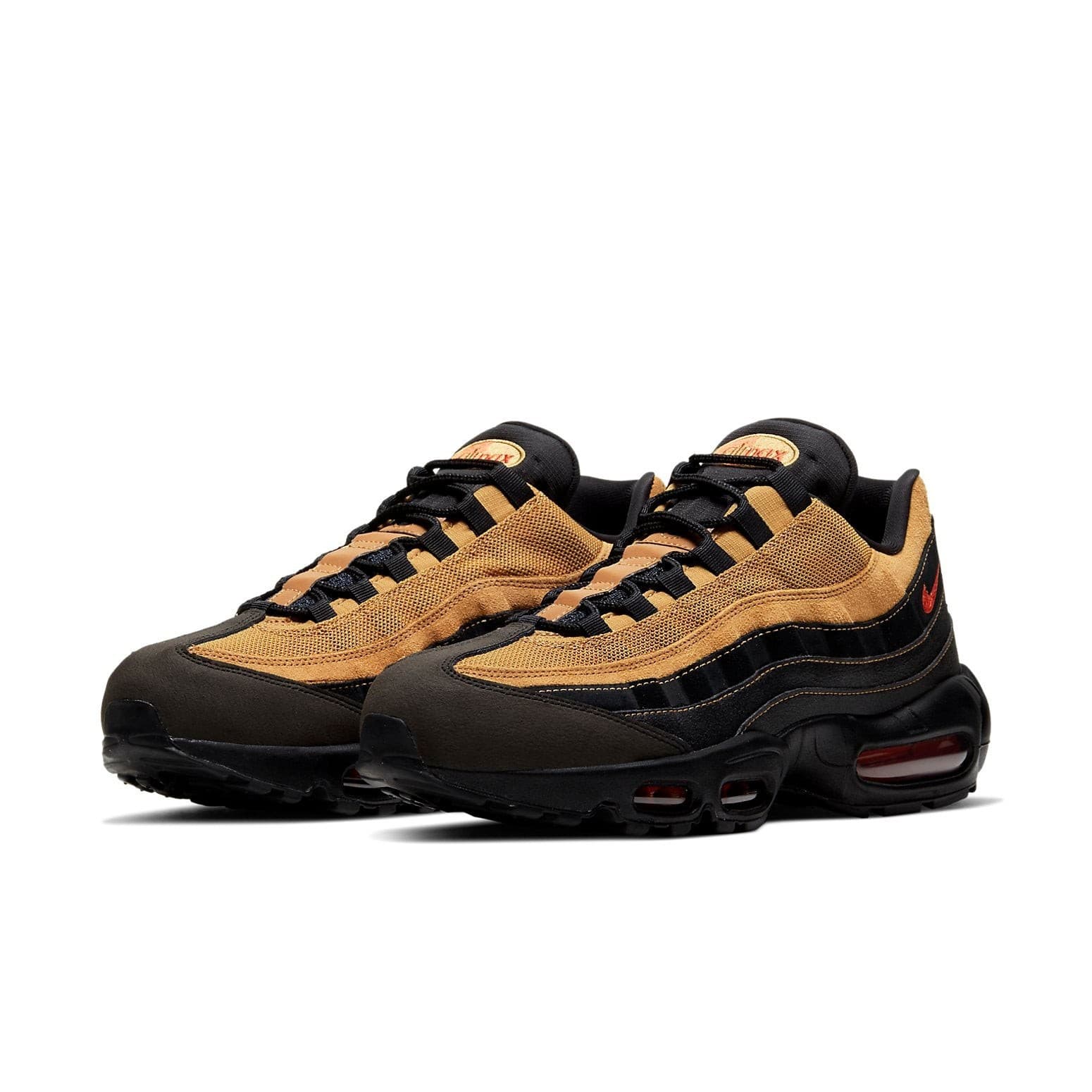 Nike Air Max 95 Essential Black-Cosmic Clay-Wheat Mens Sz 10.5 M AT9865-014 - Thumbnail 6