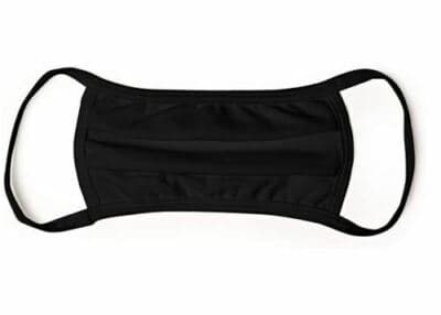 10 Pack Breathable Hanes Black Soft Cotton Reusable Protective Face Mask Cover - Thumbnail 4