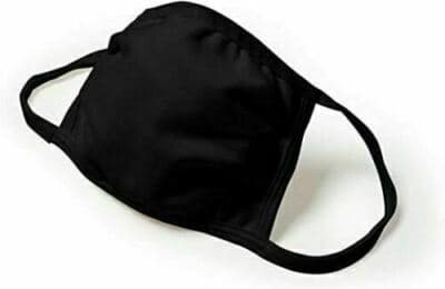 10 Pack Breathable Hanes Black Soft Cotton Reusable Protective Face Mask Cover - Thumbnail 8