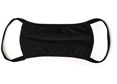 5 Pack Breathable Hanes Black Soft Cotton Reusable Protective Face Mask Cover - Thumbnail 4