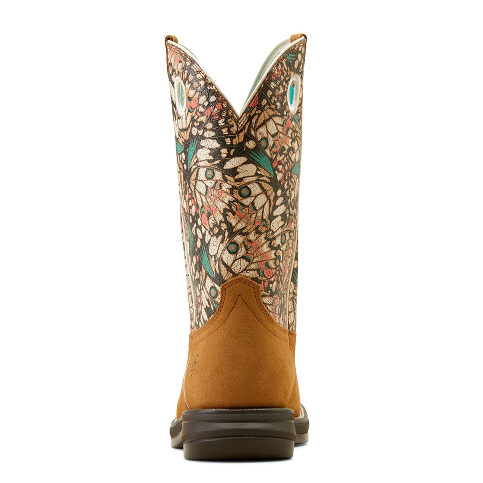 ARIAT Women's Anthem Myra Western Boot, Mariposa/Dark Tan Suede, 9 C Wide - Thumbnail 3