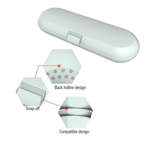 Electric Toothbrush Travel Case Portable Holder For Oral B - Thumbnail 3