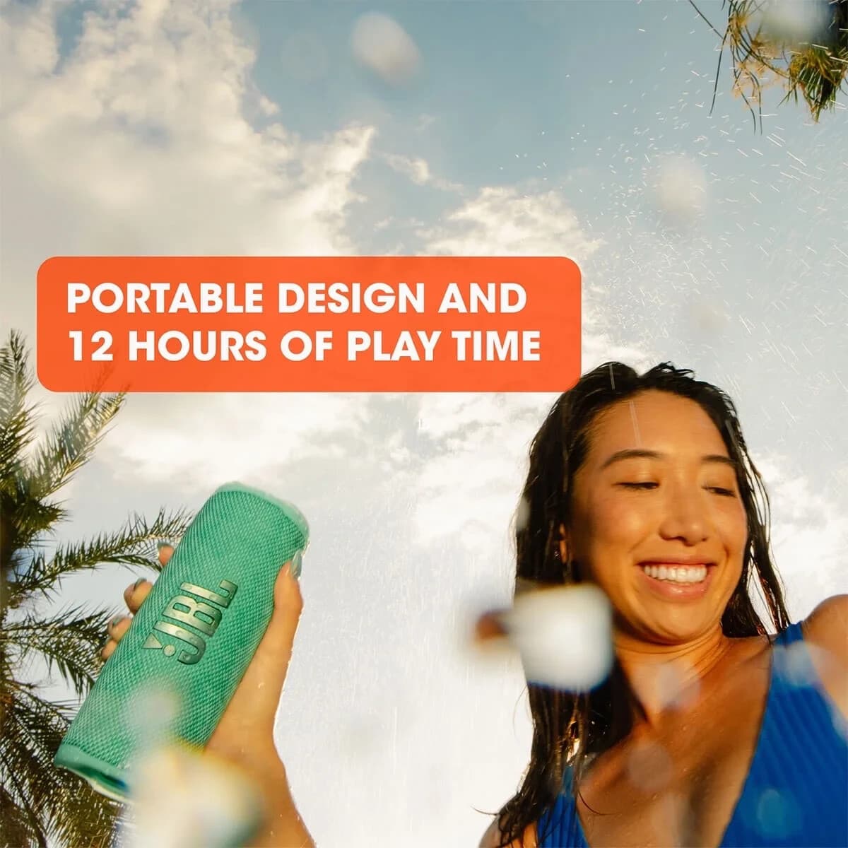 JBL Flip 6 Original Wireless Portable Bluetooth Speaker Waterproof Dustproof Red - Thumbnail 6
