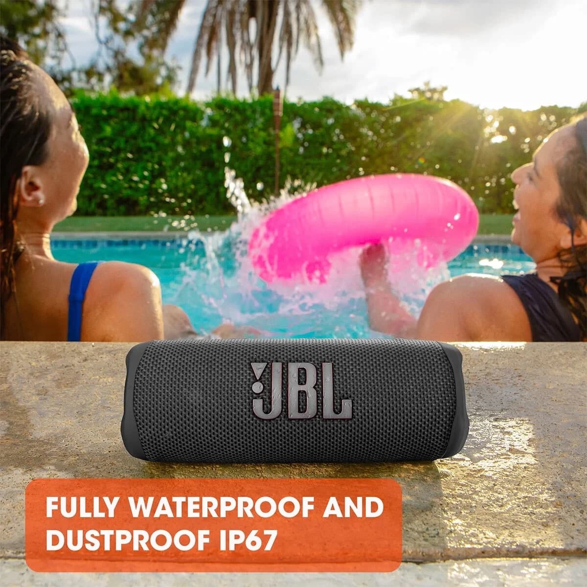 JBL Flip 6 Original Wireless Portable Bluetooth Speaker Waterproof Dustproof Red - Thumbnail 9