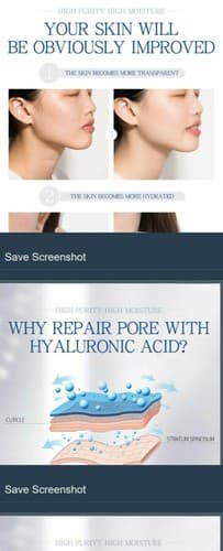 3 pack Hyaluronic Acid Essence Shrink Pore Anti-Aging Whitening Face Serum - Thumbnail 6