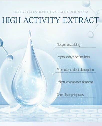 3 pack Hyaluronic Acid Essence Shrink Pore Anti-Aging Whitening Face Serum - Thumbnail 3