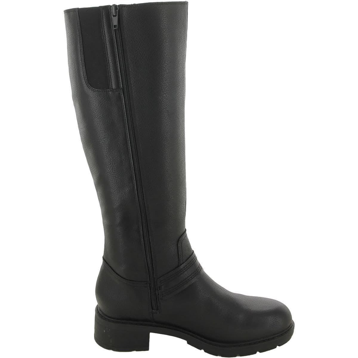 Clarks Hearth Rae Women's Dark Brown Round Leather Heel Boot Size 9.5 M - Thumbnail 3
