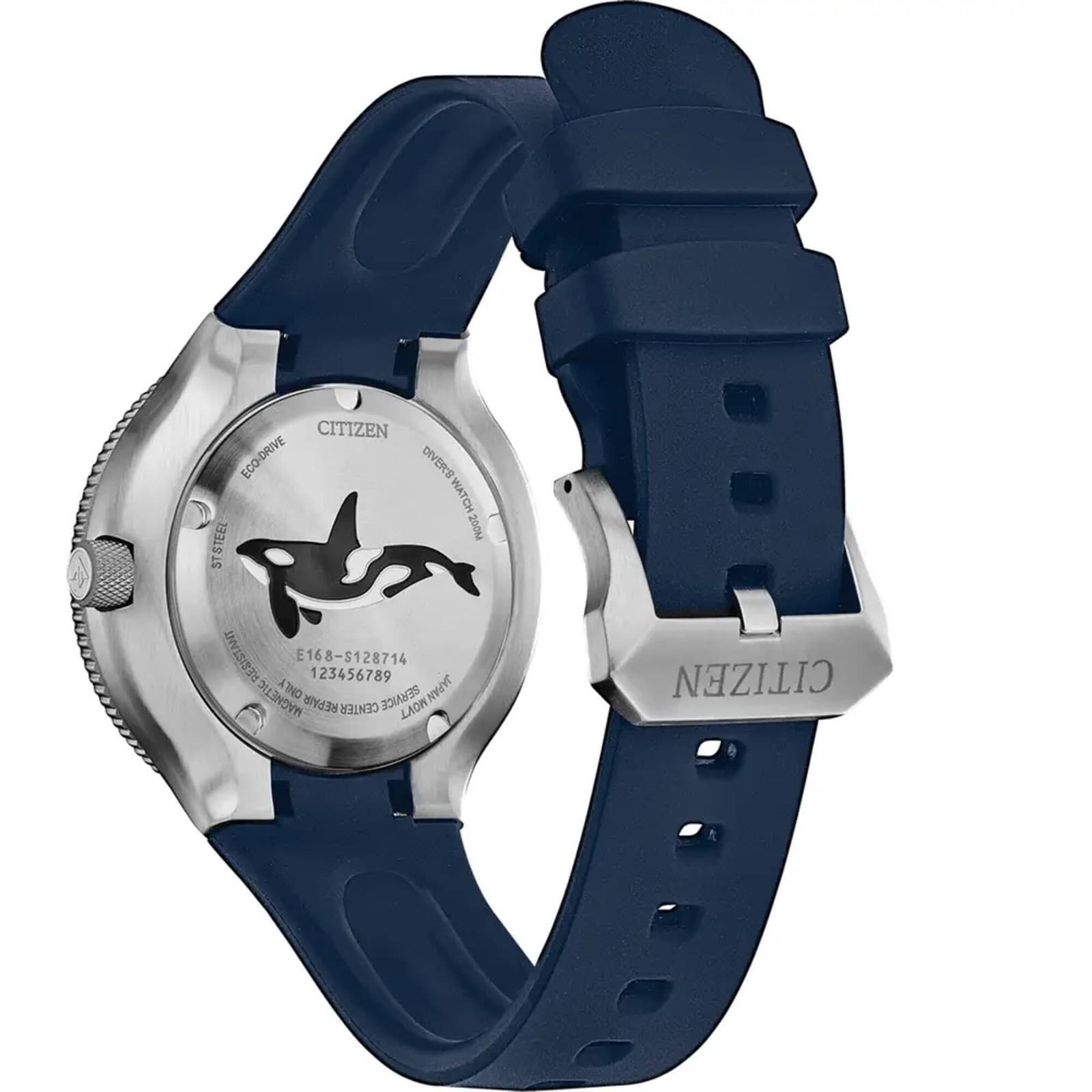 Citizen Men's Watch Promaster Orca Blue Dial Polyurethane Strap Dive BN0231-01L - Thumbnail 3