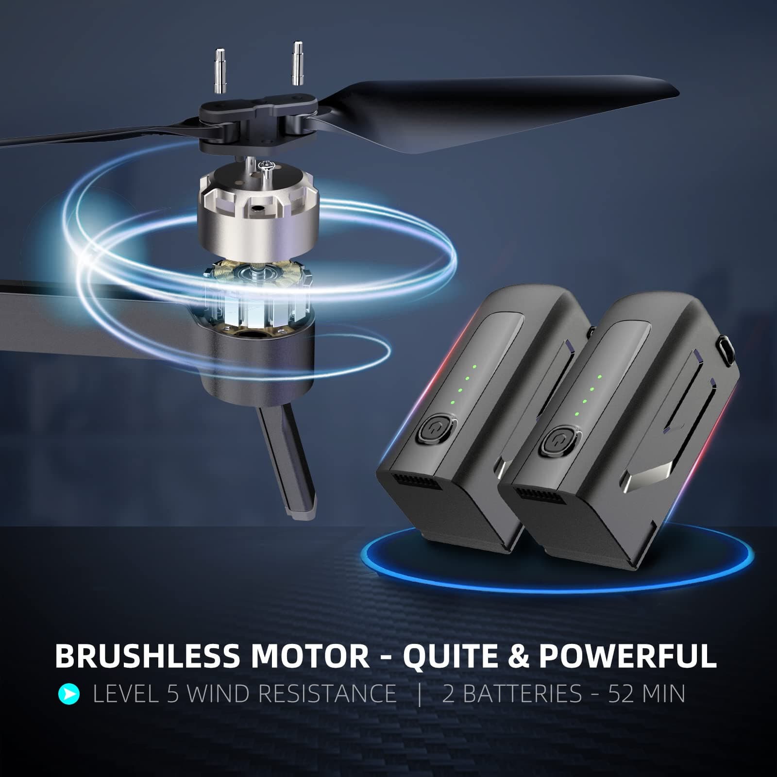 Cheerwing U38S GPS Drone with 4K EIS UHD Camera for Adults, 5G FPV Drone - Thumbnail 3