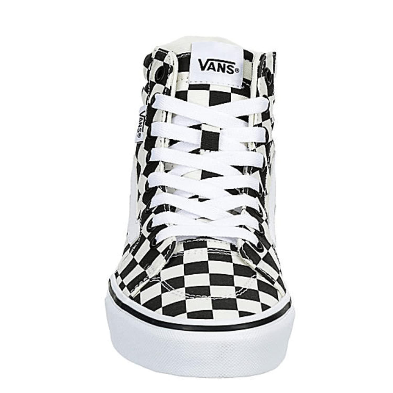 Vans Filmore High Top Women Sneaker Checkeredboard - Black/White 9.5 - Thumbnail 4