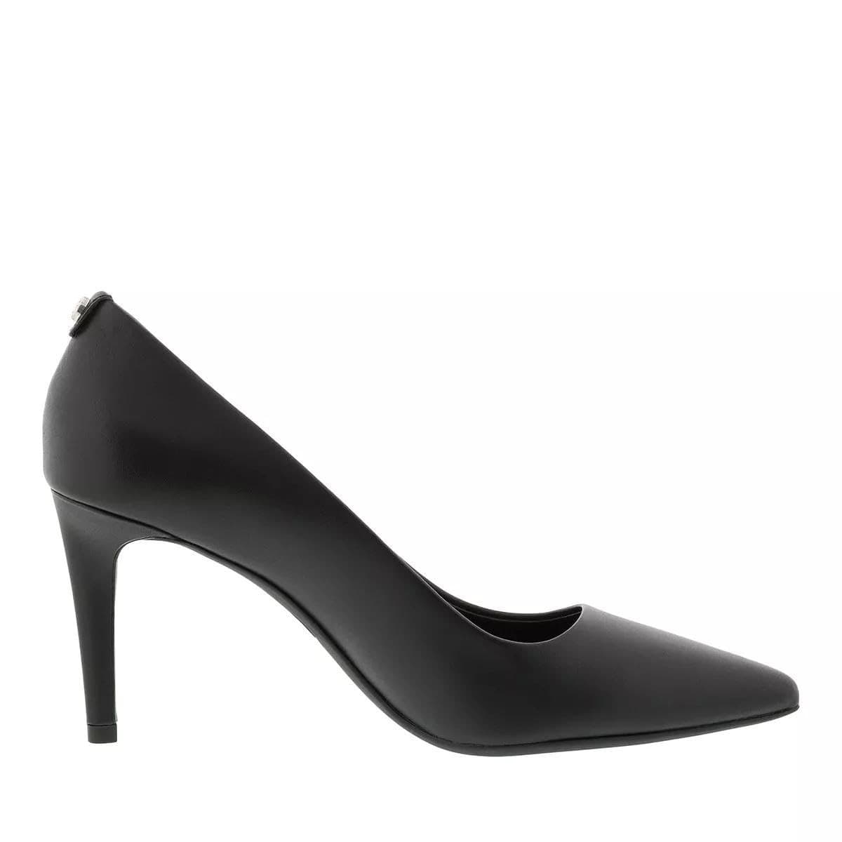 Michael Kors Womens Dorothy Leather Pointed Toe Classic PUMPS Black Size 8 M - Thumbnail 2