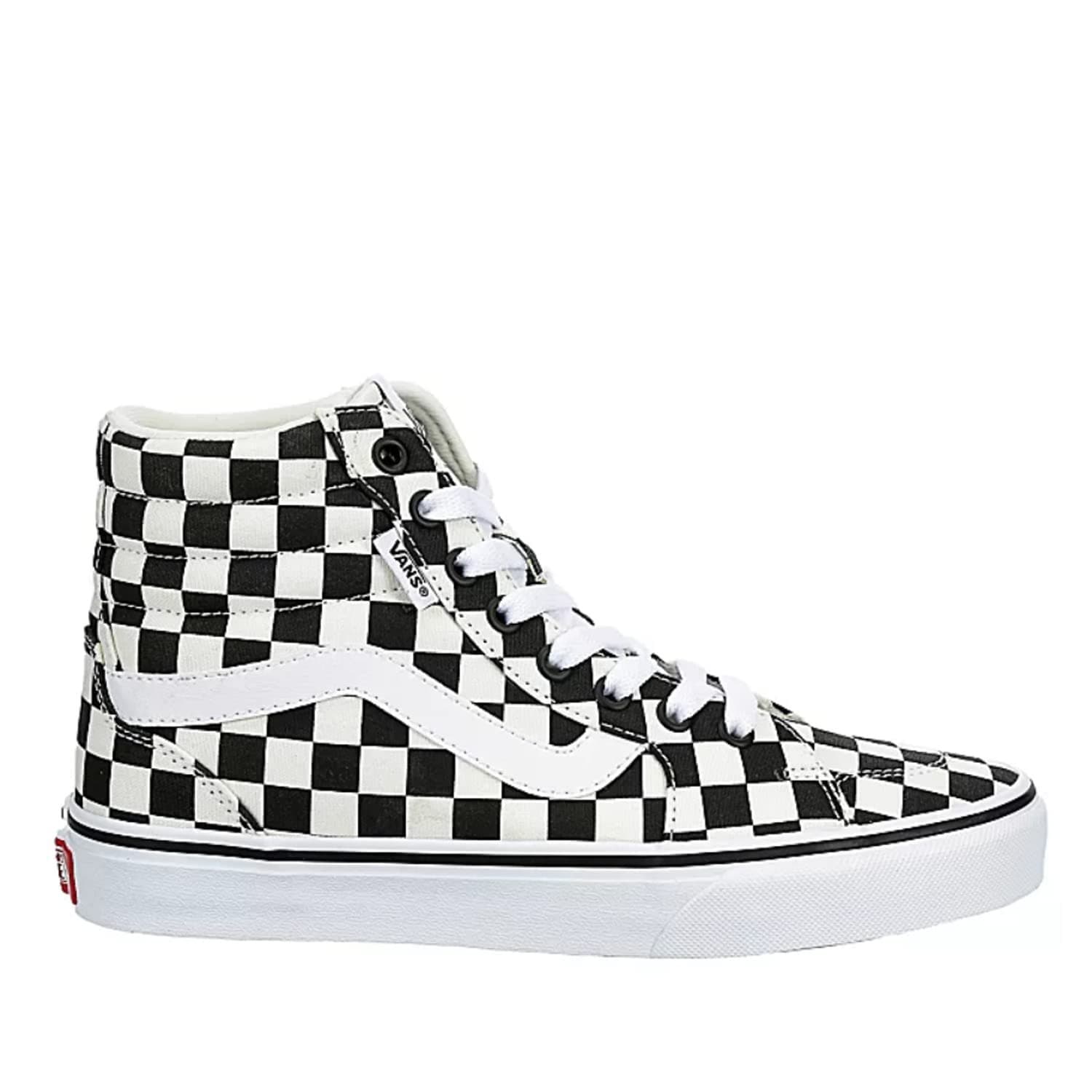Vans Filmore High Top Women Sneaker Checkeredboard - Black/White 9.5 - Thumbnail 2