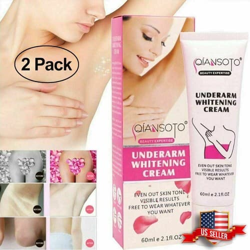 2 PK Dark Skin Bleaching Cream Whitening Lightening for Face&Body, Max Strength - Image 1