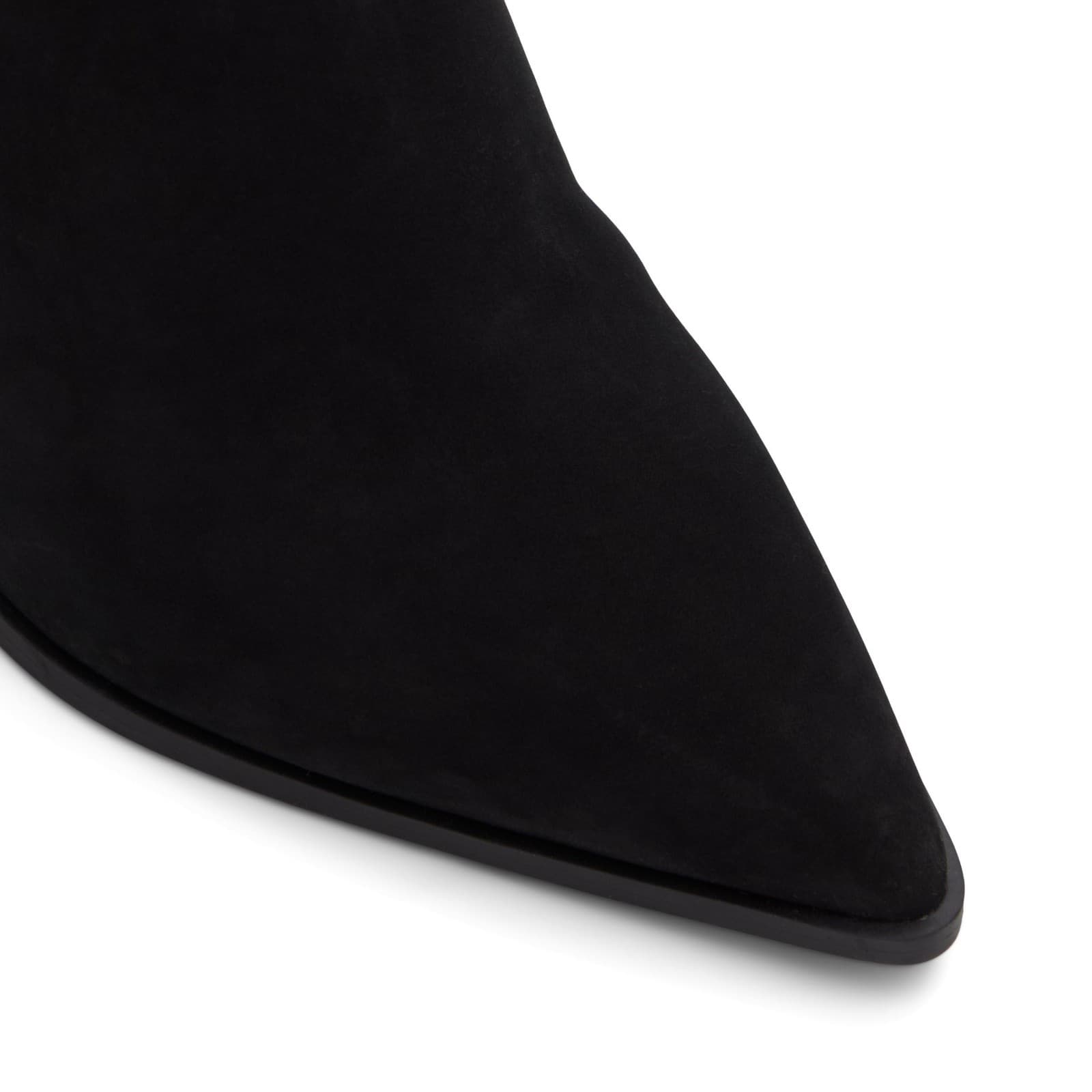 Aldo Bethanny Women Ankle Boots, Pointed Toe Block Heel Black Seuede Size 9 M - Thumbnail 6
