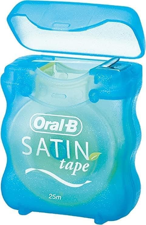 Oral-B Satin Tape Dental Floss, Mint Flavor, (Pack of 2) - Thumbnail 3