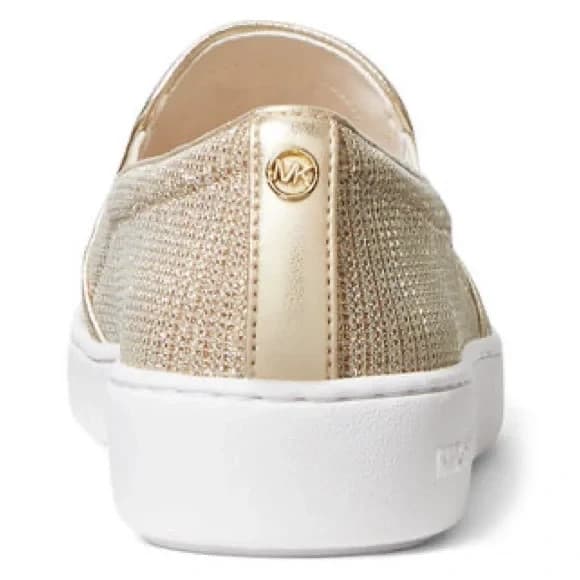 Michael Kors Women's Keaton Slip On Shoes Champagne Glitter - size 8 M - Thumbnail 5