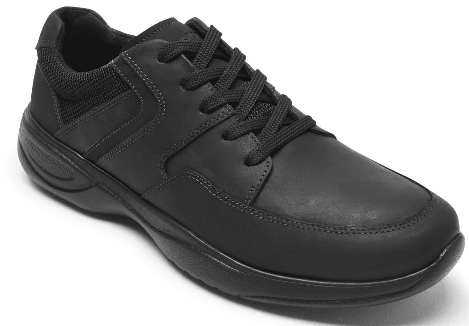 Rockport Mens Metro Path Blucher Shoes Black Leather Size 10M - Image 1