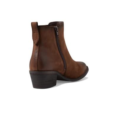 David Tate Arleta Boot Womens Ankle Brown Nubuck Boot 8.5 M - Thumbnail 3
