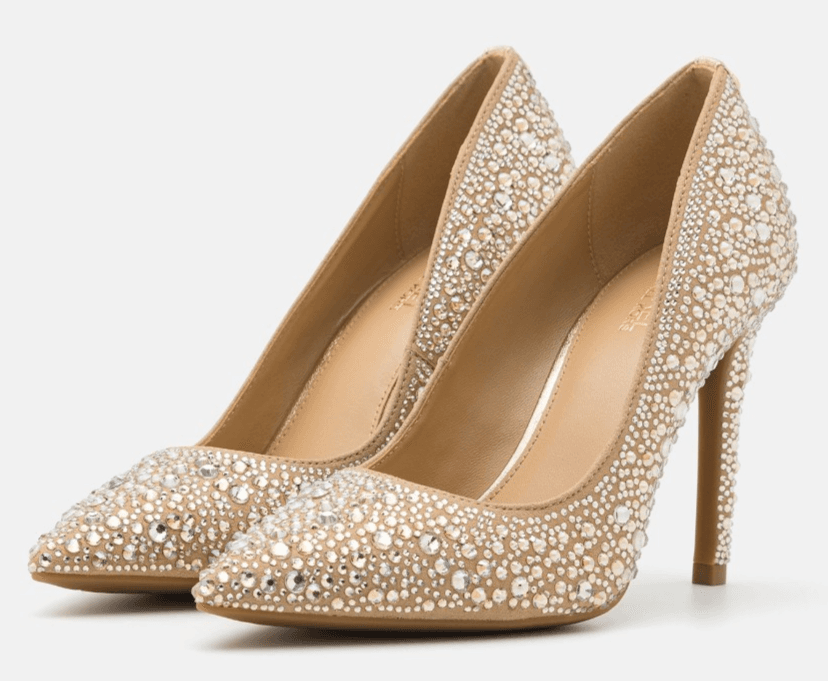 Michael Kors Alina Flex High Pump Women's Shoes High Heel Pale Gold 8 M - Image 1