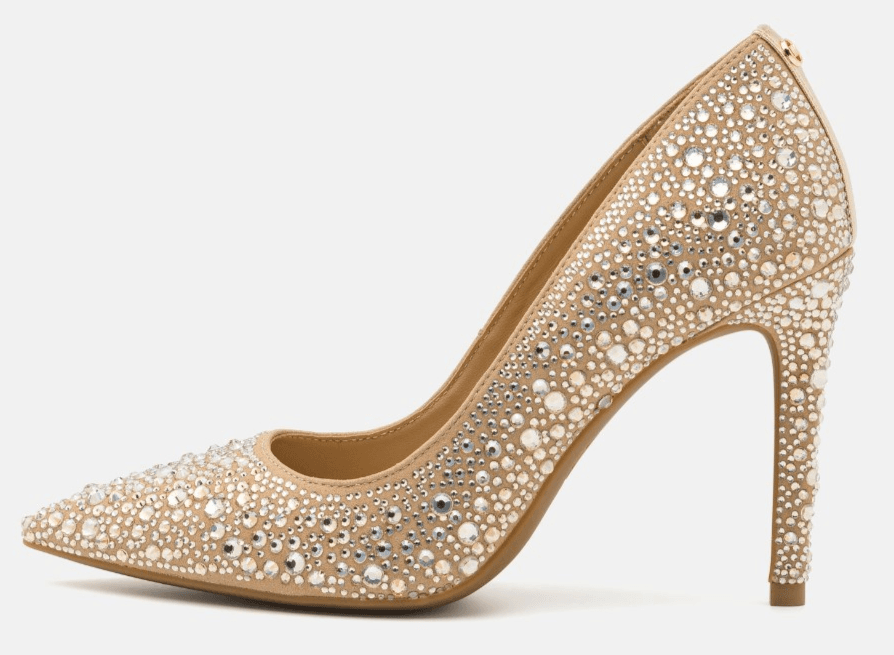 Michael Kors Alina Flex High Pump Women's Shoes High Heel Pale Gold 8 M - Thumbnail 3