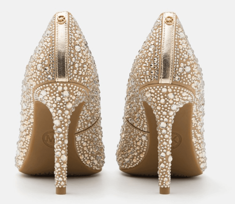 Michael Kors Alina Flex High Pump Women's Shoes High Heel Pale Gold 8 M - Thumbnail 5