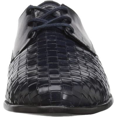 Trotters Womens Dress Shoe Lizzie Herringbone Oxford 8.5 M Loafer Black - Thumbnail 4
