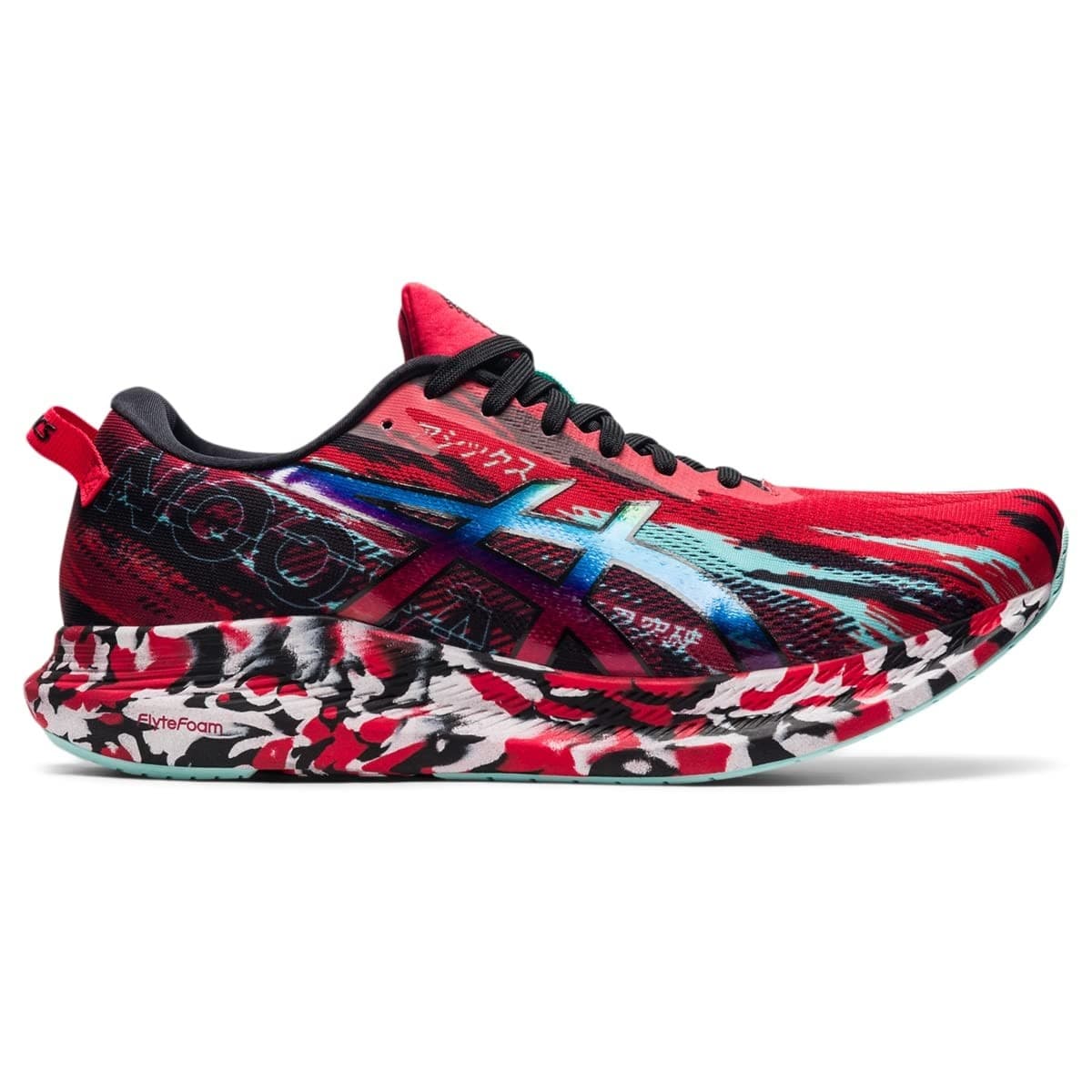 Asics Noosa Tri 13 Men's Shoes Running Electric Red/ Black 9.5 US - Thumbnail 2