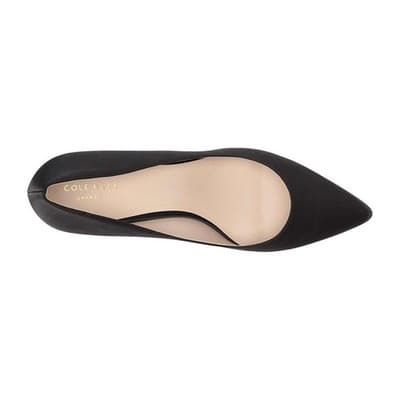 Cole Haan Juliana Pump 75 Women's Shoes , Stiletto Heel Black Leather, size 8 M - Thumbnail 5