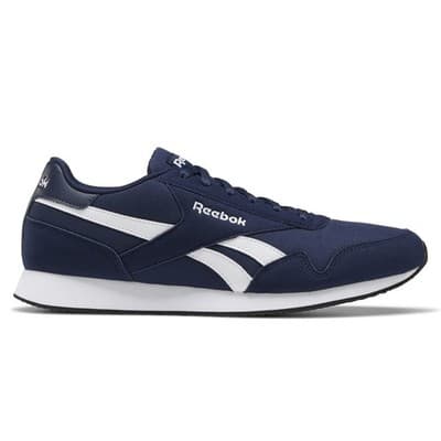 Sz Reebok Royal Classic Jogger 3.0 Shoes Navy White Black 11.5 Men 12.5 Women - Thumbnail 3