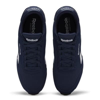 Sz Reebok Royal Classic Jogger 3.0 Shoes Navy White Black 11.5 Men 12.5 Women - Thumbnail 5