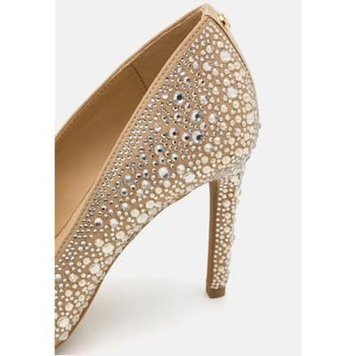 Michael Kors Alina Flex High Pump Women's High Heel Pale Gold 6.5 M - Thumbnail 6