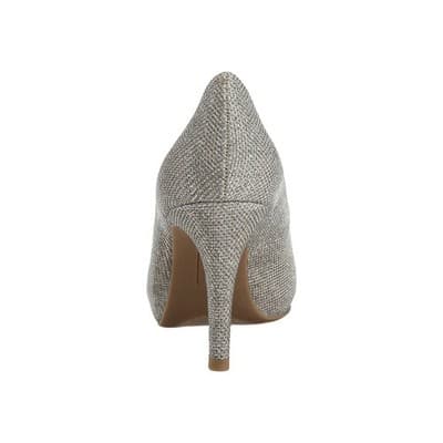 Bandolino Rainaa Gold Fabric Peep Toe Pumps Heels Size 10 M - Thumbnail 4
