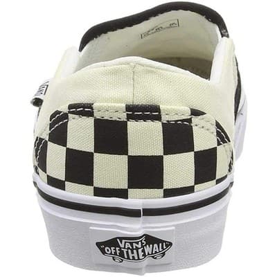 VANS CLASSIC SLIP ON CHECKERBOARD VN000VOSAPK BLACK/ WHITE Men 5.5 Women 7 - Thumbnail 8