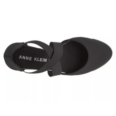 Anne Klein Ted Wedge Pump Women's Shoes - Black 8.5 M - Thumbnail 6