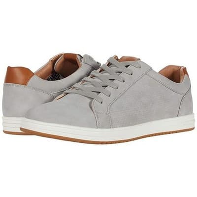 Steve Madden Men’s Blitto Gray Nubk Lace-Up casual shoes Sneakers, Size 9.5 M - Image 1