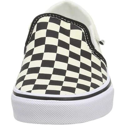 VANS CLASSIC SLIP ON CHECKERBOARD VN000VOSAPK BLACK/ WHITE Men 5.5 Women 7 - Thumbnail 7