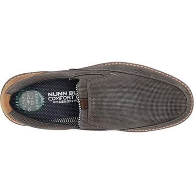 Nunn Bush Men's Barklay Moc Toe Slip-on Loafer with Comfort Gel 12 Wide - Thumbnail 5