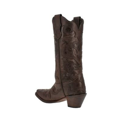 Laredo Ladies Colbie Chocolate Western Boots Brown Leaher Size 9.5 M - Thumbnail 4