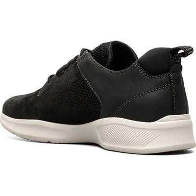 Florsheim Men's Studio Perf Toe Lace Up Sneaker, Black Nubuck, 9 Wide 3E - Thumbnail 4