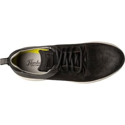 Florsheim Men's Studio Perf Toe Lace Up Sneaker, Black Nubuck, 9 Wide 3E - Thumbnail 6
