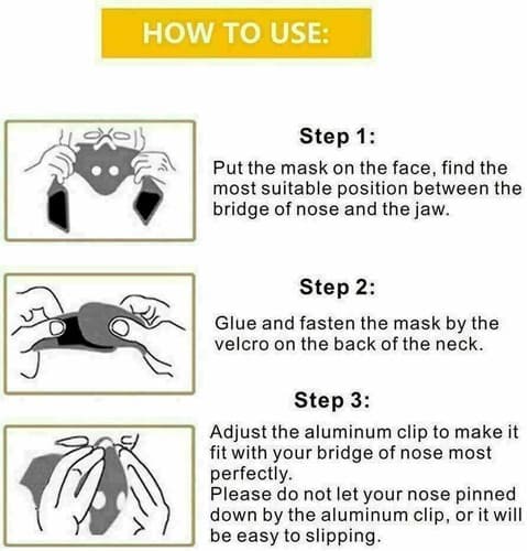 Reusable Face Mask With Active Carbon Filter Breathing Valves Cycling Mesh - Thumbnail 8